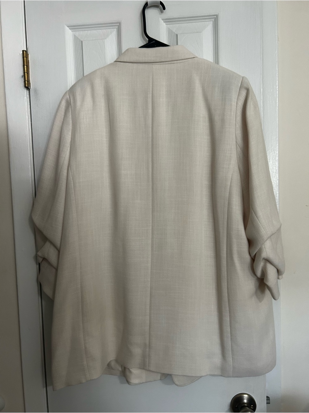 H&M Neutral Cream Single-Button Blazer - Picture 2 of 3